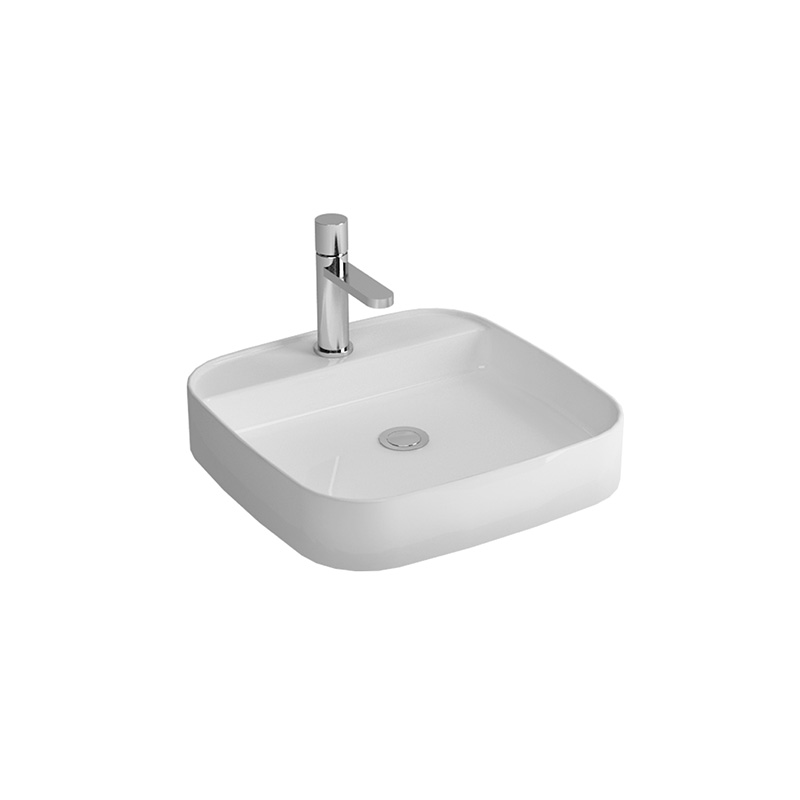 Loft Batarya Delikli Tezgah Üstü Lavabo 515050BT